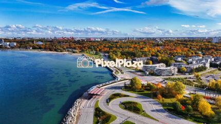Drone View of Kadriorg in Autumn